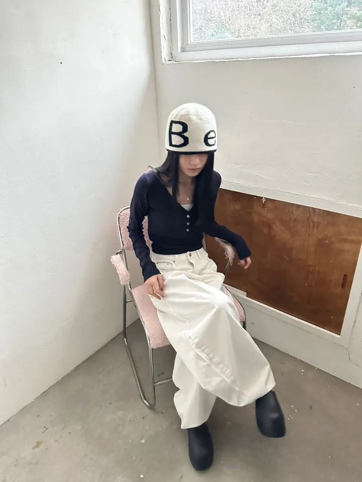 바지 모델 착용 이미지-S1L55
