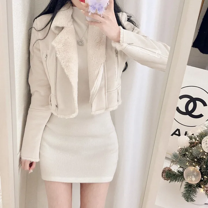 [주문폭주💝자체제작/후기보세요💝] 컬러추가 ! (벨트SET)(원조고퀄)(슬림핏)(모델소장)매력 쁠리 여신 크롭 무스탕 상세 이미지 24