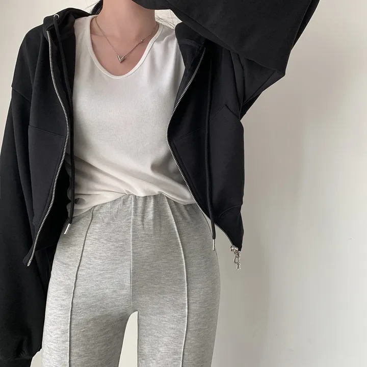 [💖후기극찬/봄,가을교복💖]  자체제작 #크치Made 꿈에 나온 핏, 사계절 입는 크롭 투웨이 후드집업 - zipup : 봄,봄아우터,봄자켓,가을,가을아우터 상세 이미지 111
