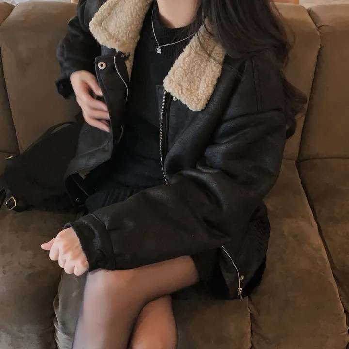 [양털안감🖤/겨울무스탕]고급빈티지무드, 소프트 스웨이드 양털 무스탕 점퍼 자켓 상세 이미지 13