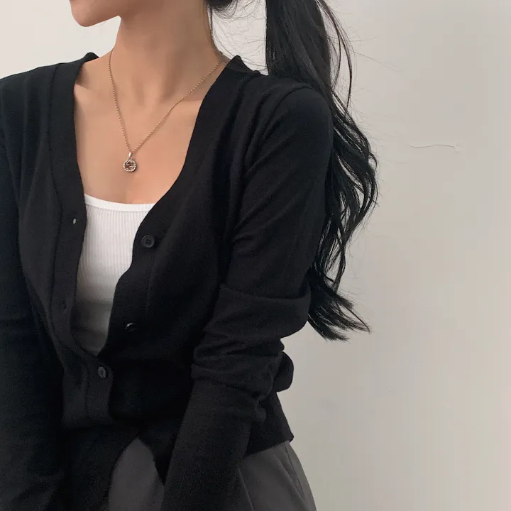 [간절기신상] 가을을 준비하는, 브이넥 니트가디건;5col 상세 이미지 38