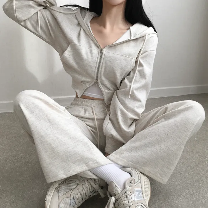 만족도100% 휘뚤마뚤 무지 투웨이 크롭후드집업 4color 상세 이미지 36