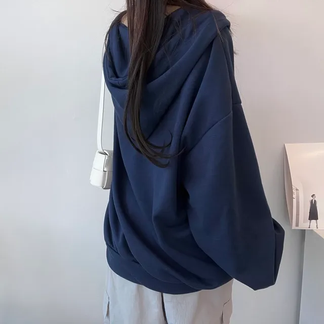 [기모ver.추가/특가할인중] 교복템강추 보호본능핏~  데일리 캐주얼 투웨이 발포 레터링 후드집업 상세 이미지 28