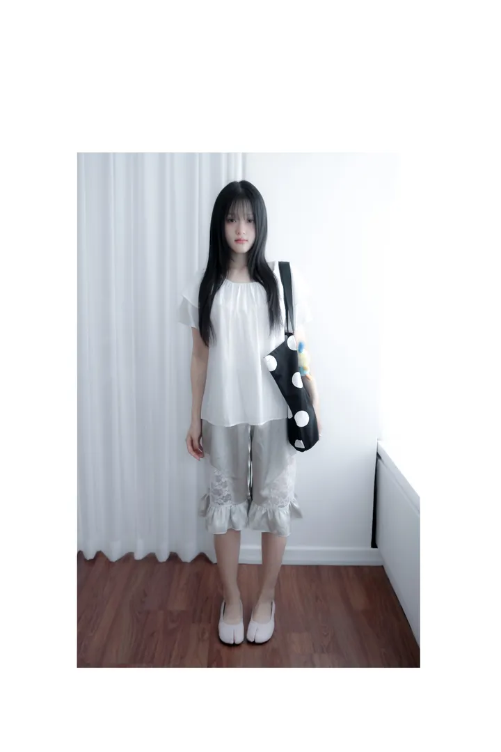 미니 스커트 모델 착용 이미지-S1L24