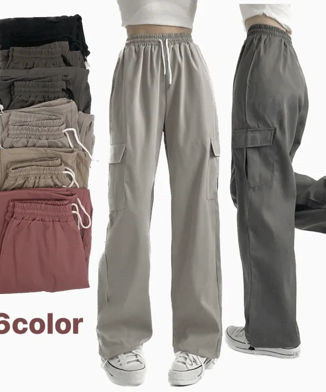 존예카고💕숏/기본/롱,와이드&조거 2way 밴딩 트레이닝 카고 와이드 팬츠 6color