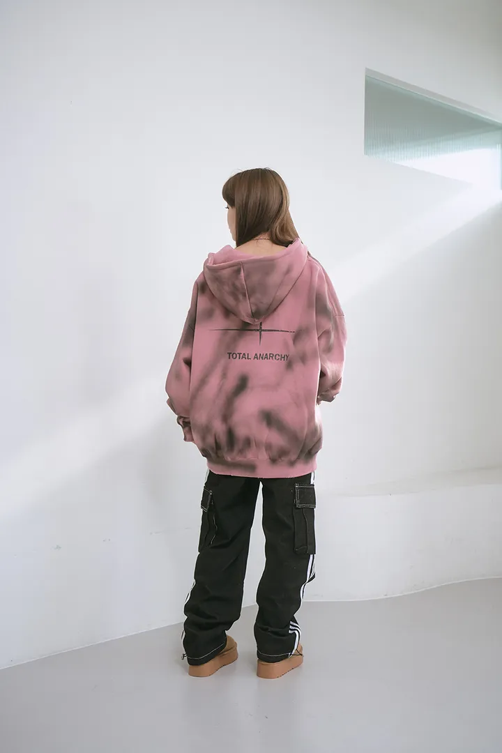 [UNISEX] 빈티지 워싱 더티 투웨이 후드집업 크롭 워싱  피그먼트 오버핏  핸드워머  커플룩 스트릿룩 빈티지룩 남여공용 유니섹스 크롭집업  빅사이즈 유니크 봄신상신상 물나염 상세 이미지 44