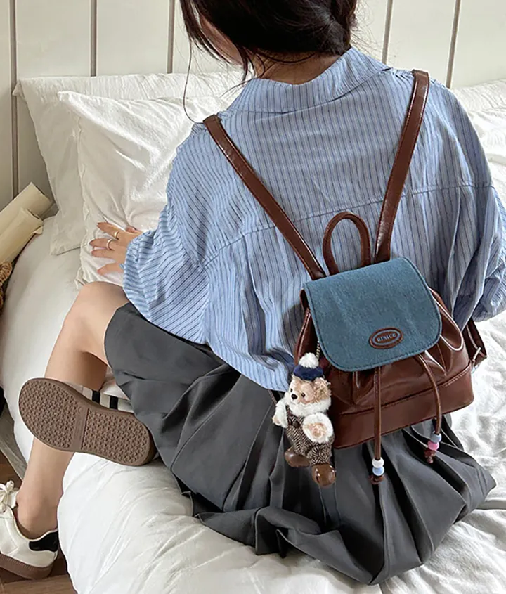 CASE Vintage Leather Mini Backpack (2 colors) 상세 이미지 8