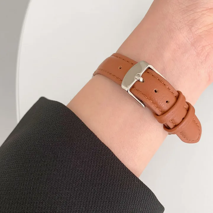 [당일출고] 애플워치10 9 8 7 SE SE2 38 41 42mm 울트라 가죽 래더 유광 무광 투톤 밴드 줄질 스트랩 상세 이미지 59