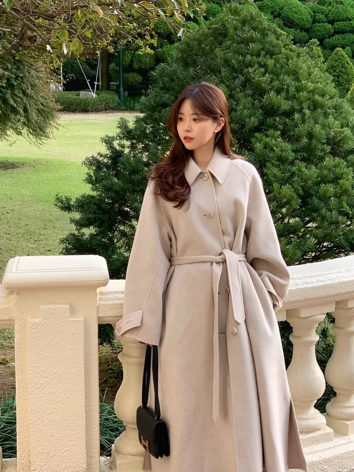 도리 롱코트 울코트 핸드메이드코트 겨울자켓 상세 이미지 16