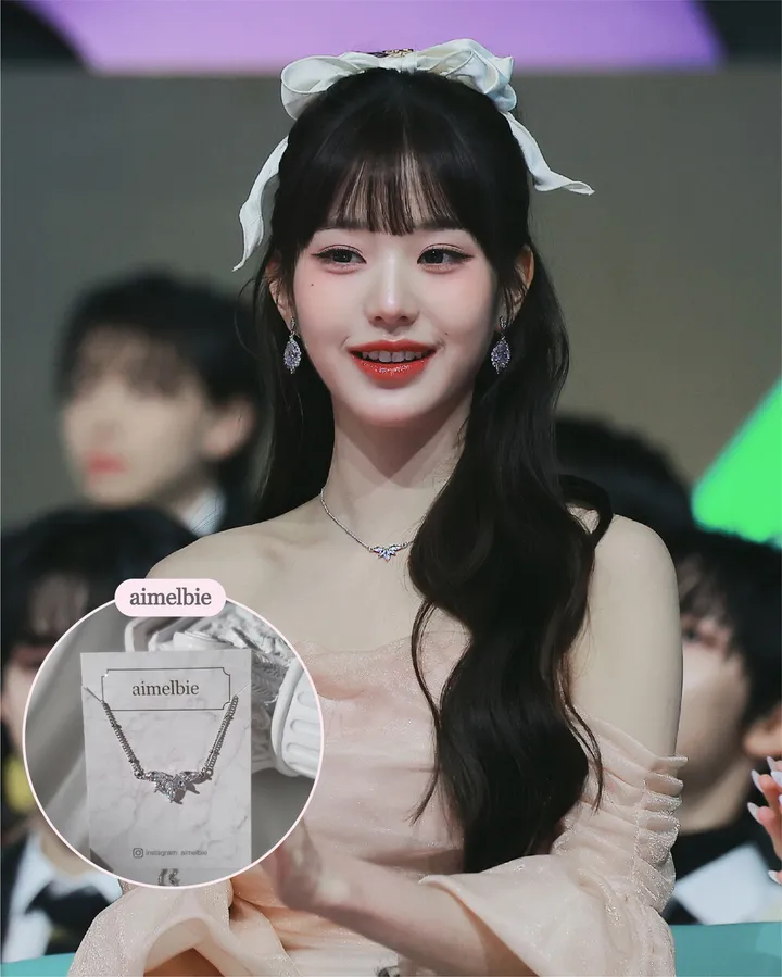 [아이브 장원영 착용/퀄리티UP!] Heavenly Crystal 큐빅 세미 초커 목걸이 - 실버 컬러 상세 이미지 20