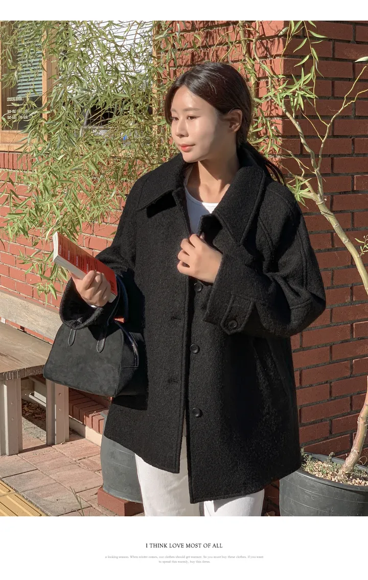 [자체제작/1만장돌파!/S-XL]버던 울 하프 코트 (출근룩/하객룩/데일리룩/겨울아우터/겨울코트) 상세 이미지 98