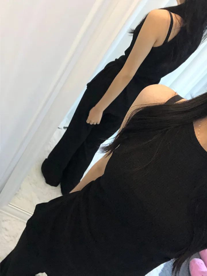 [휴가❤︎데일리룩/여리여리핏]트임 홀터넥 set 상세 이미지 21