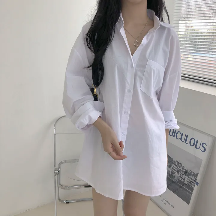 [❤주문폭주❤/빅사이즈] 남친셔츠 오버핏 롱 남방 6colors 상세 이미지 9
