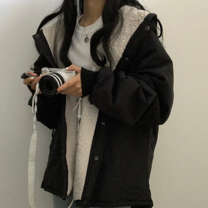 [ 겨울까지 ] 안감 양털 왕따뜻 야상 점퍼 상세 이미지 21