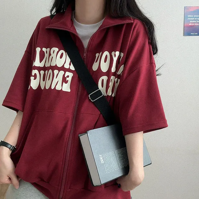 [여름아우터!/박시핏] 핏예쁜, 반팔 워킹 아노락 집업 (3color) 상세 이미지 6