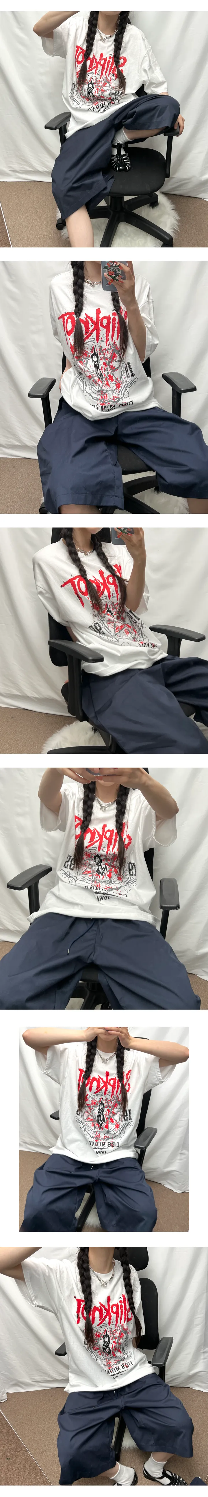 slipnot punk T 상세 이미지 7