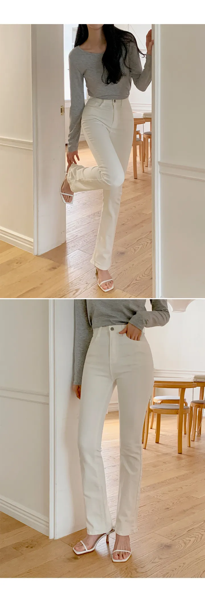 [6천장돌파][XS-L][BEST of the BEST🖤][가성비데님][자체제작] Better Jeans (No.193) 쥔장추천 비율핏 롱부츠컷 [2Types기본/롱(+5cm) 상세 이미지 24