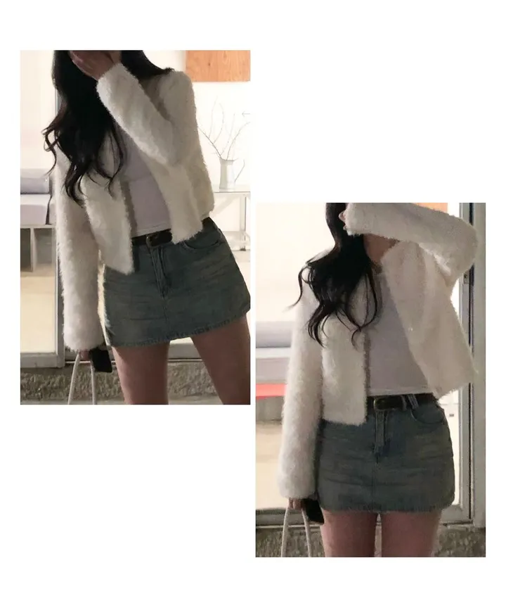 당일🚀[봄아우터/고퀄🤍] 퍼피 뽀글이 부클 퍼 가디건 2color 상세 이미지 41