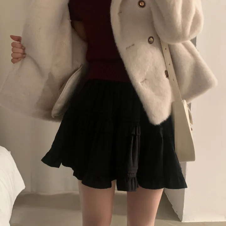 [따뜻해요/분위기갑🖤] 체코 밍크 퍼 루즈핏 카라자켓 - 2color 상세 이미지 19