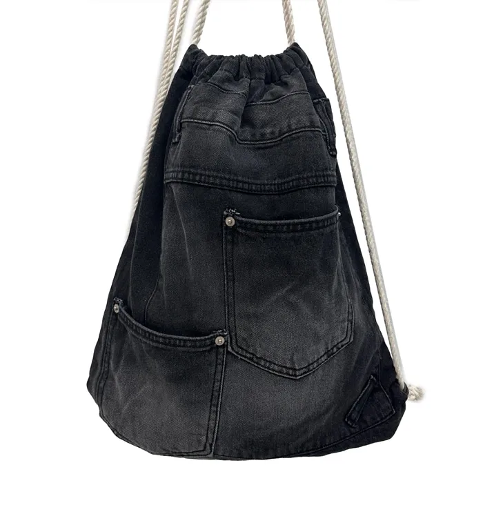 (주문폭주/당일출고) 데님 짐색 / COTI DENIM GYM SACK 상세 이미지 21