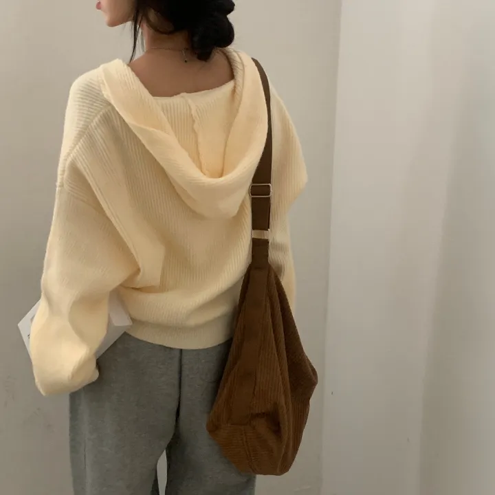 [후기보장✨/폭닥소재] 포근핏, 왕루즈핏 투웨이 니트 후드집업,점퍼 - 5color 상세 이미지 6