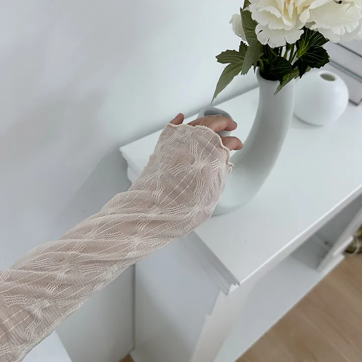 [살안타템/주문폭주] 다이아 시스루 크롭 물결 가디건 상세 이미지 9