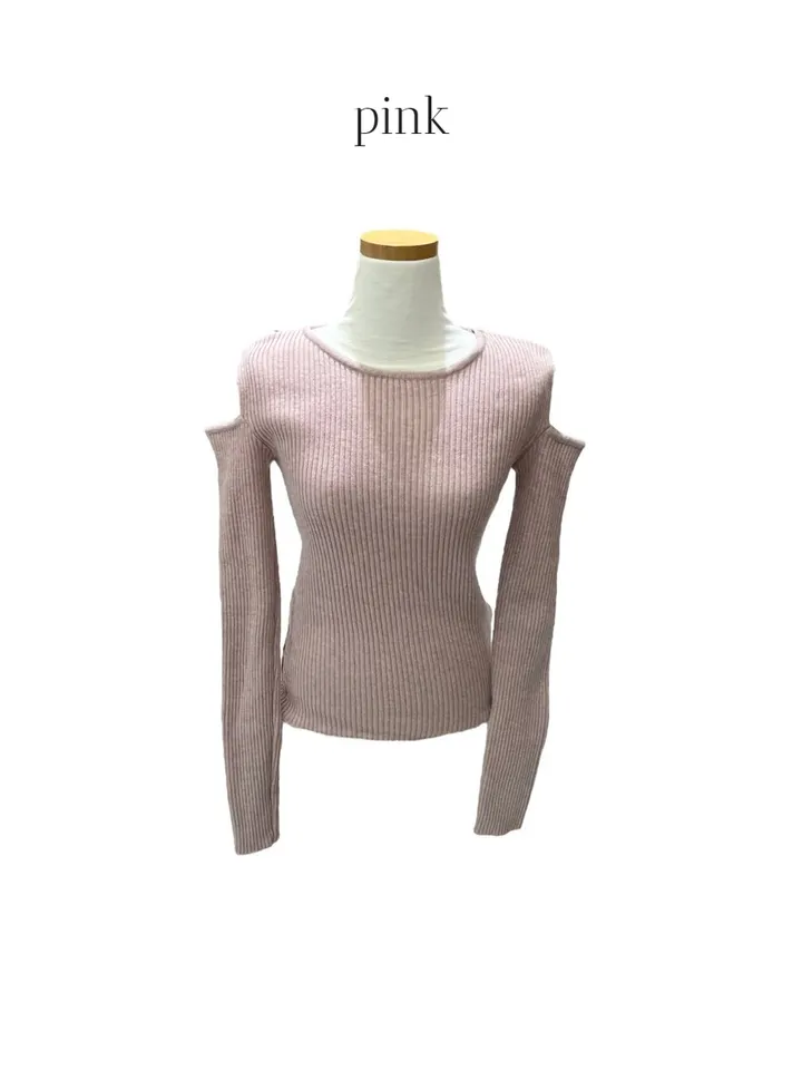 [ cashmere3% ] 골지 트임 긴팔티 (4color) 상세 이미지 13