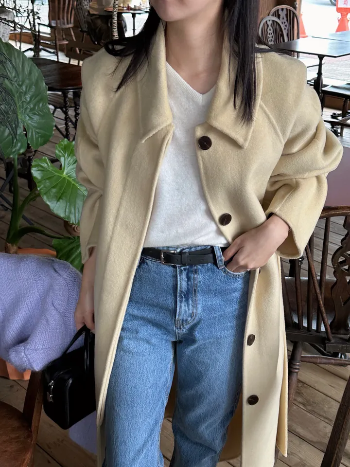 💗겨울신상/핸드메이드🛒💗 히든 핸드메이드 롱코트 (4color) 상세 이미지 17