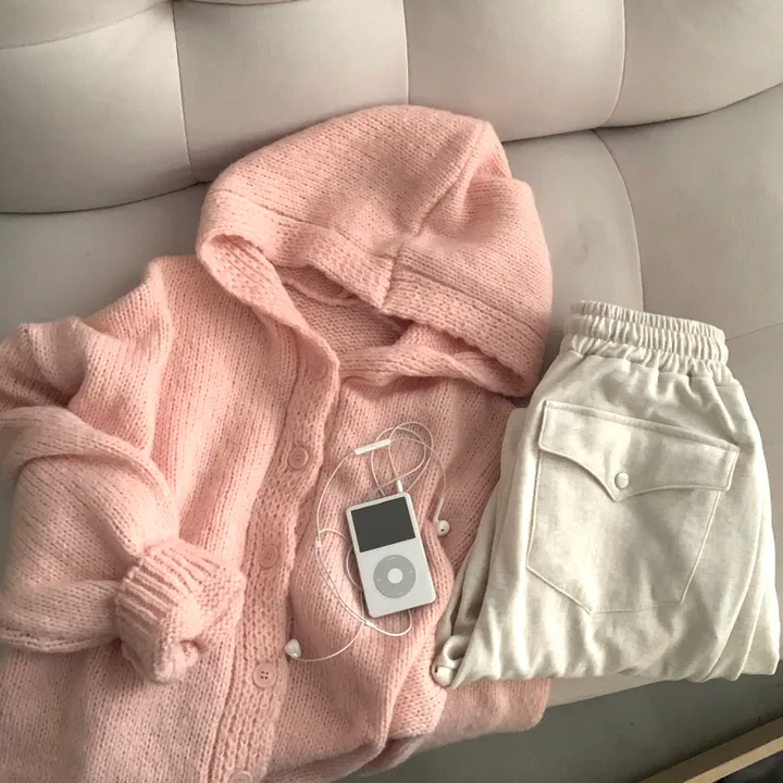 [후기보장*.*/루즈핏🤍] 보호본능, 아방핏 도톰 니트 후드가디건 - 5color 상세 이미지 3