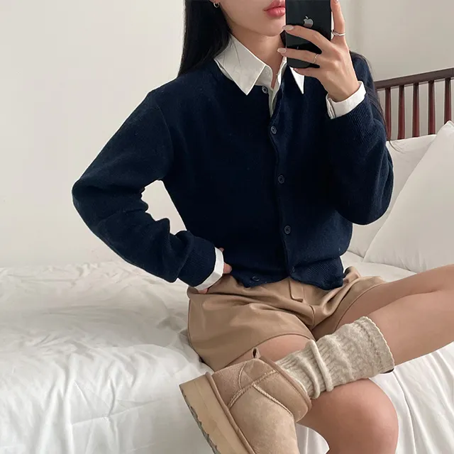 [~10컬러] 보노보노 크롭핏 단정해 니트가디건 상세 이미지 73