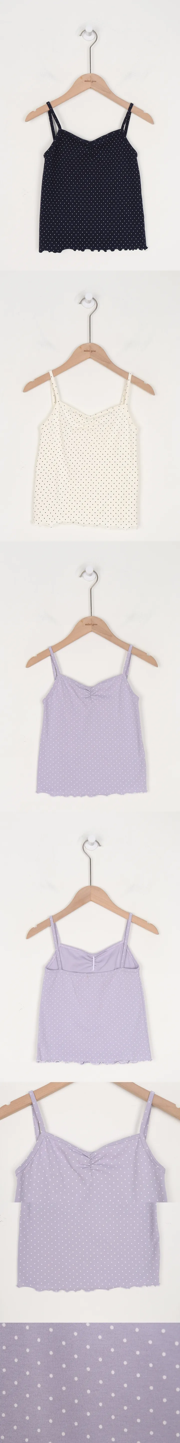 [early spring 👚⭐][MADE] 핀터무드 셔링 슬리브리스 (5type) ver. 도트/별/스트라이프/체크/하트 상세 이미지 44