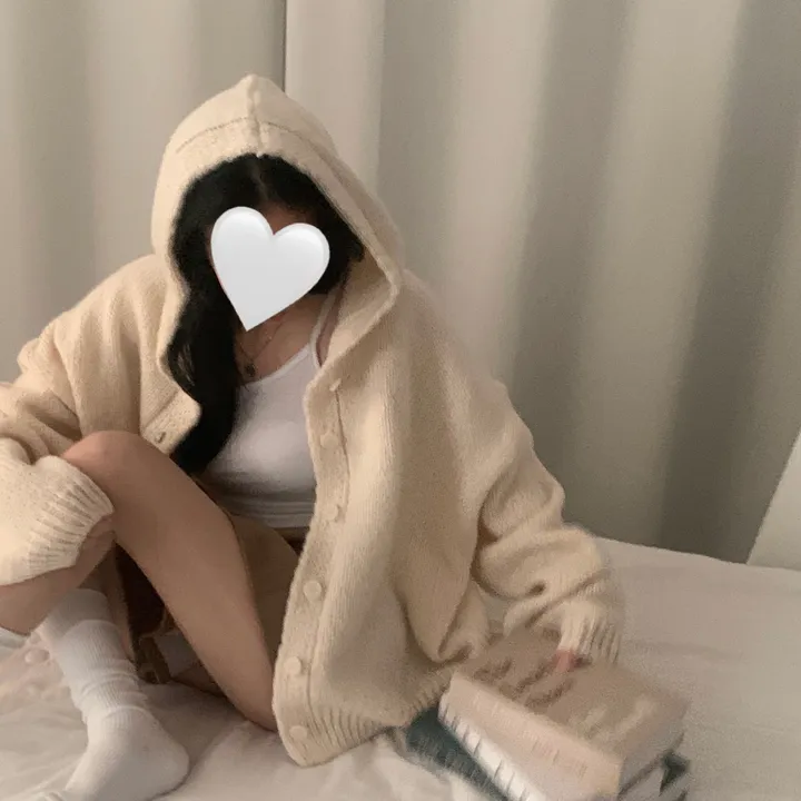 [후기보장*.*/루즈핏🤍] 보호본능, 아방핏 도톰 니트 후드가디건 - 5color 상세 이미지 20