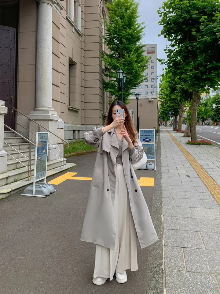 [허리잘록🍂타이SET] 브이넥 랩 니트 가디건 옆단추 이중 레이어드 긴팔 스카프 세트 봄 가을 간절기 여리핏 페미닌 데이트룩 하객룩 4COL 상세 이미지 30