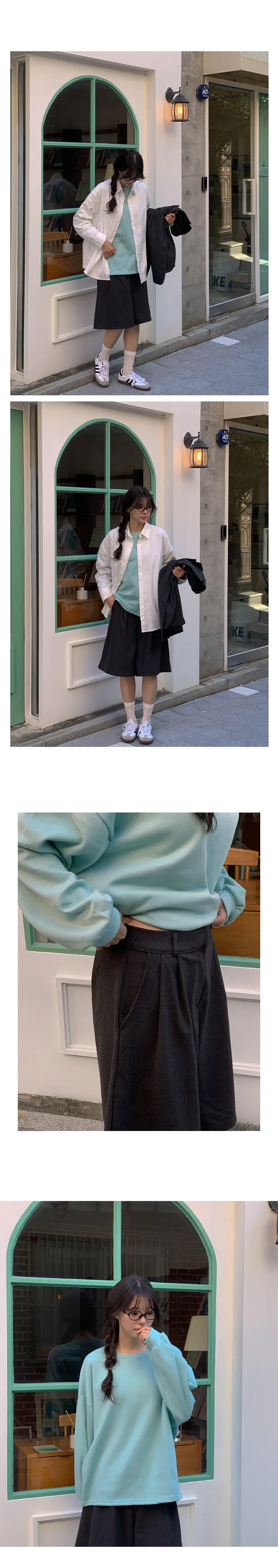 [4천장판매][MADE/핏보장인생셔츠] 에디 프렌치 코튼 오버핏 셔츠 남방 남녀공용 보이핏 레이어드 봄옷 봄신상 봄코디 봄상의 봄셔츠- 7color (KD1457,KD1910) 상세 이미지 122