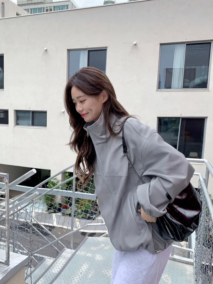 [주문폭주/MADE] 남녀공용 로제 오버핏 레더자켓 상세 이미지 51