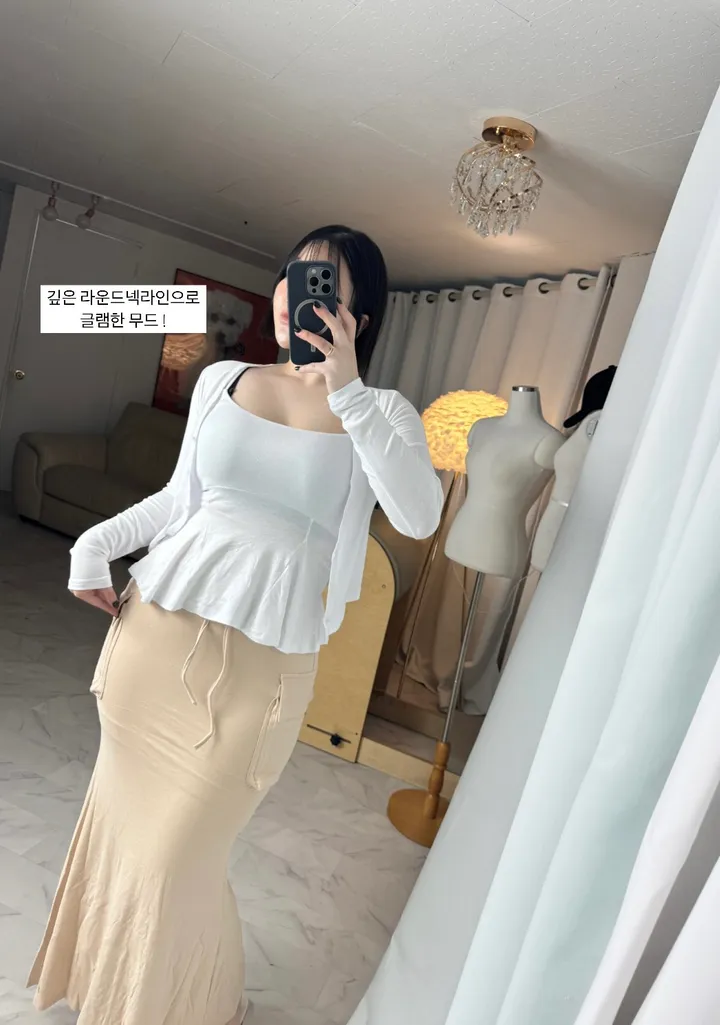 플레어 나시 가디건 투피스 세트 상세 이미지 2