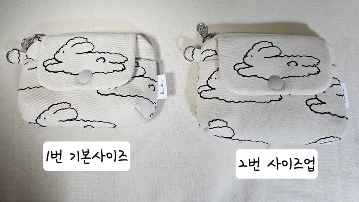 (키키핸드메이드)구름토끼 둥근지갑 사이즈 4가지 상세 이미지 24