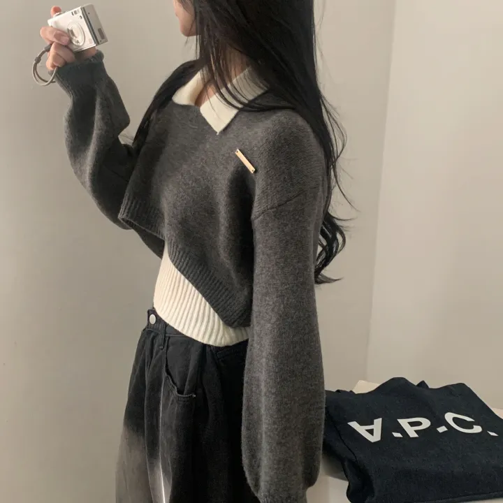 [세트가격/디자인2개✨] 페일드 펜던트 오프니트 나시 투피스,셋업 - 3color 상세 이미지 7