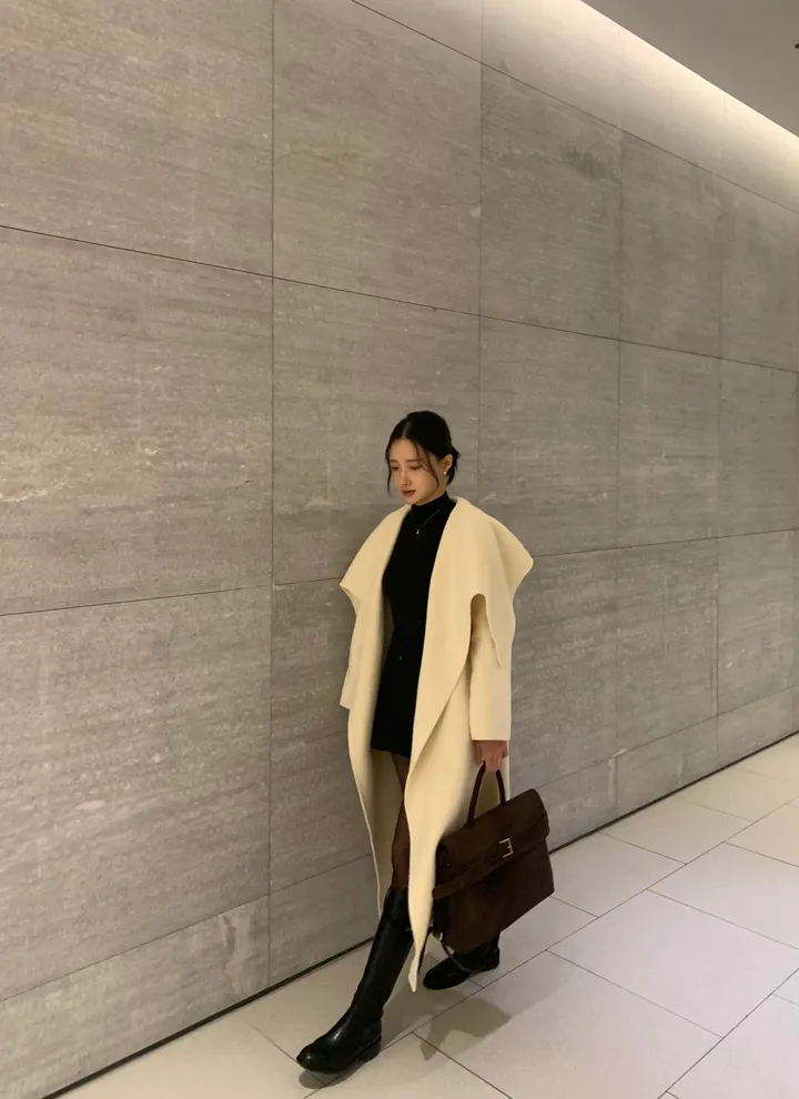 [페미닌/숄핸드메이드/고급미/터틀넥핸드메이드/핸드메이드] 로라 터들 숄 카라 핸드메이드 3color 상세 이미지 25
