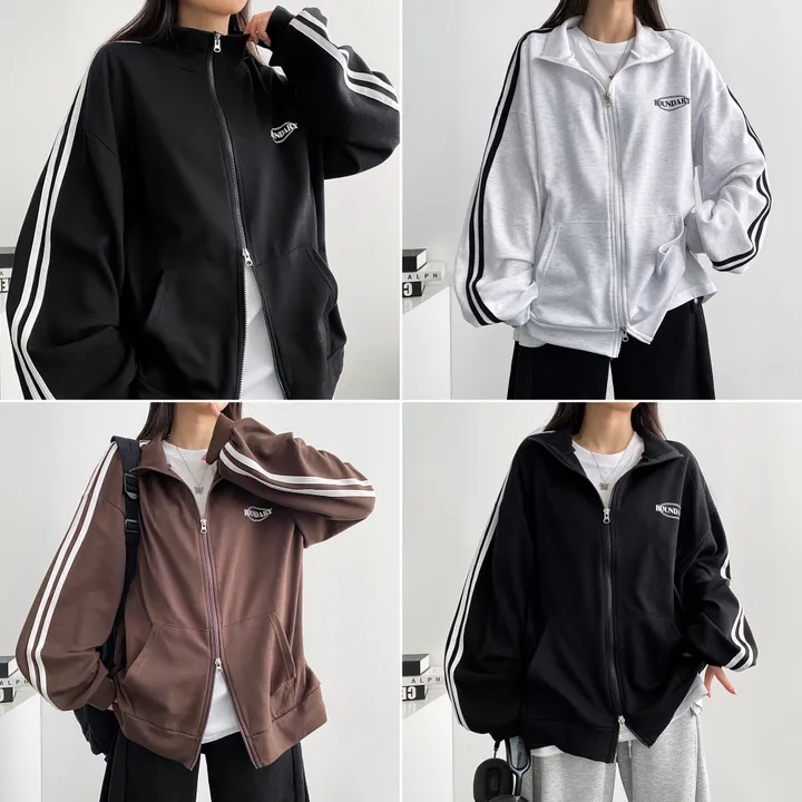 ⭐ 봄신상! [캐주얼/묶음할인] 오버핏 바운더리 투웨이 카라 집업 3color 상세 이미지 4