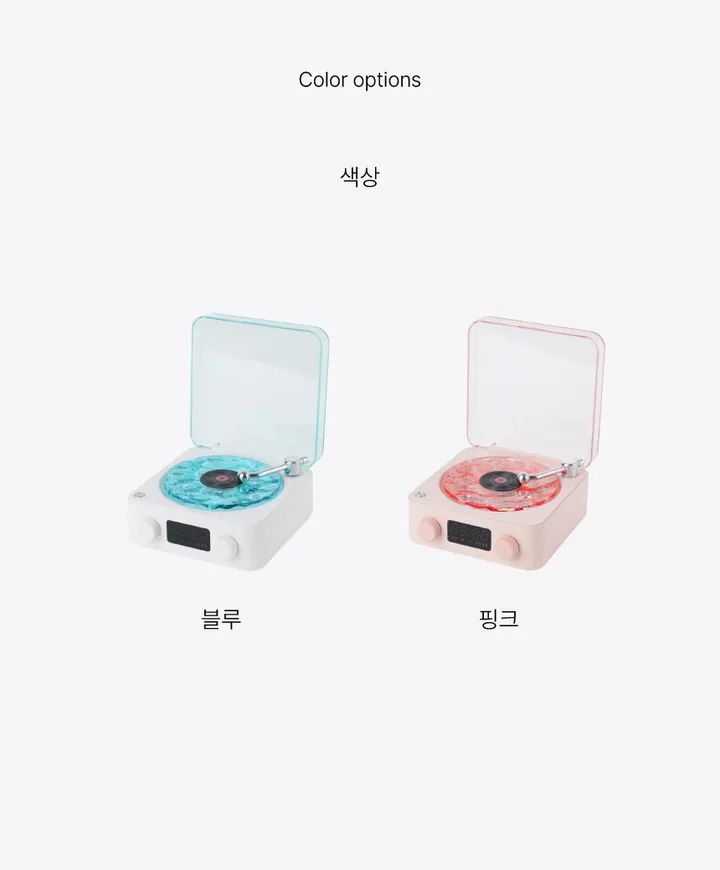 🫧 웨이브 블루투스 스피커 파도 휴그 조명 ASMR 감성 무드등 무선 인테리어 물멍 오브제 상세 이미지 6
