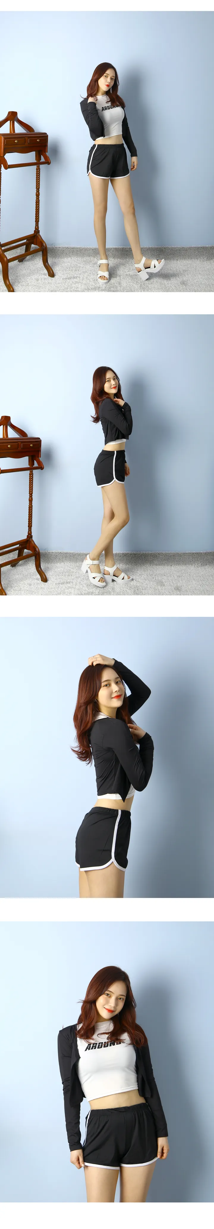 (묶음할인 여름필수품 무배) 배색 래쉬 팬츠 수영복바지 돌핀팬츠 (파라노말샵) 상세 이미지 13
