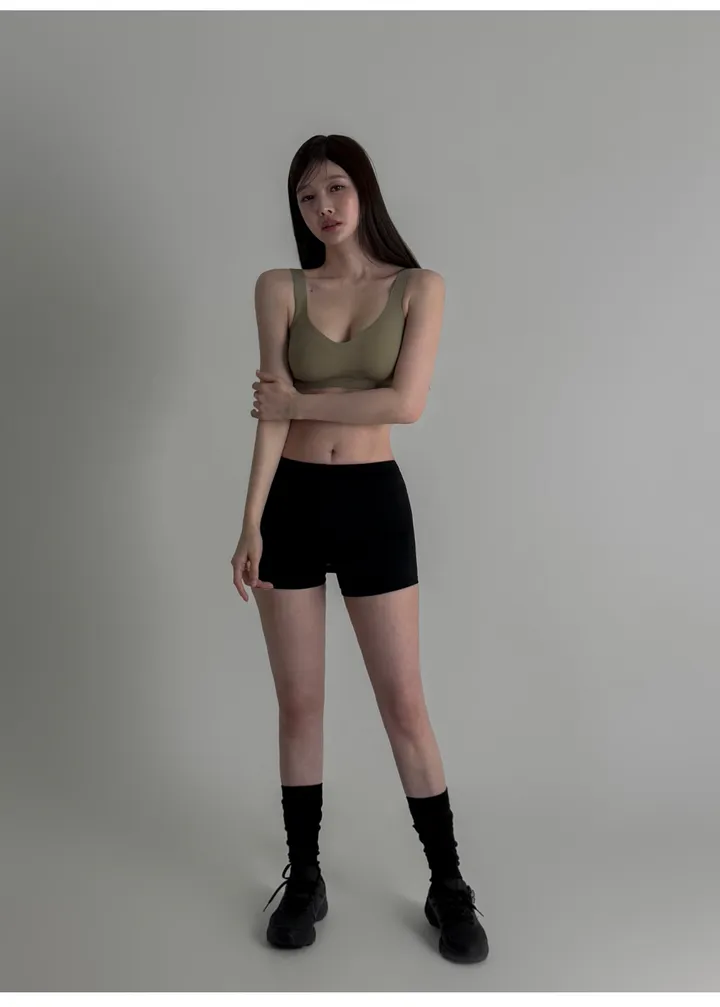 [빅사이즈 M ~ 3XL] 4colors 스킨핏 심리스 브라 큰컵브라 빅사이즈브라 상세 이미지 23