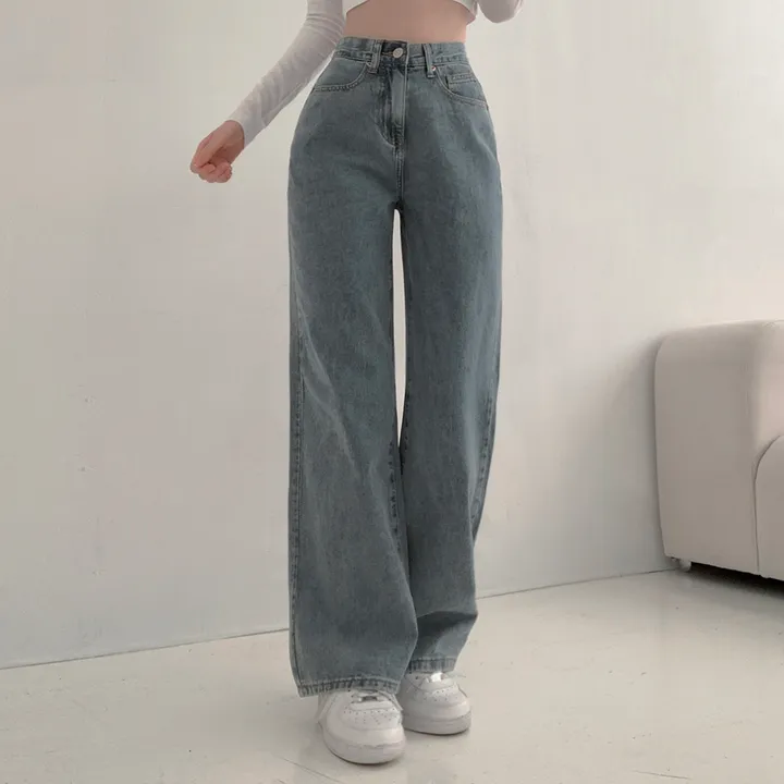 [히든밴딩/3단기장/S-4XL💫] 리어스 세미 와이드 롱 워싱 데님 팬츠 6colors 상세 이미지 30