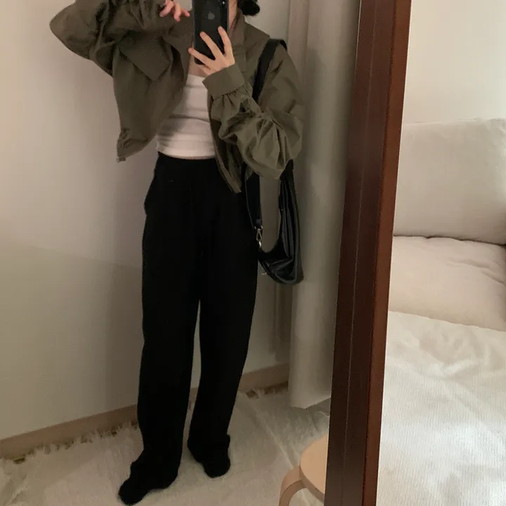 [여리핏/핏예쁨*.*] 테디 야상 바람막이 점퍼 자켓 상세 이미지 10
