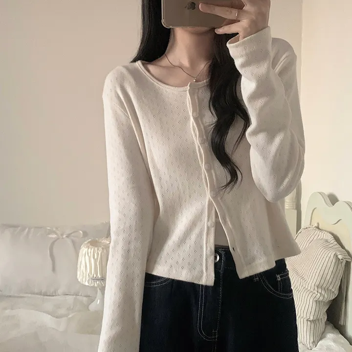로로 펀칭 가디건 (8color) 상세 이미지 26