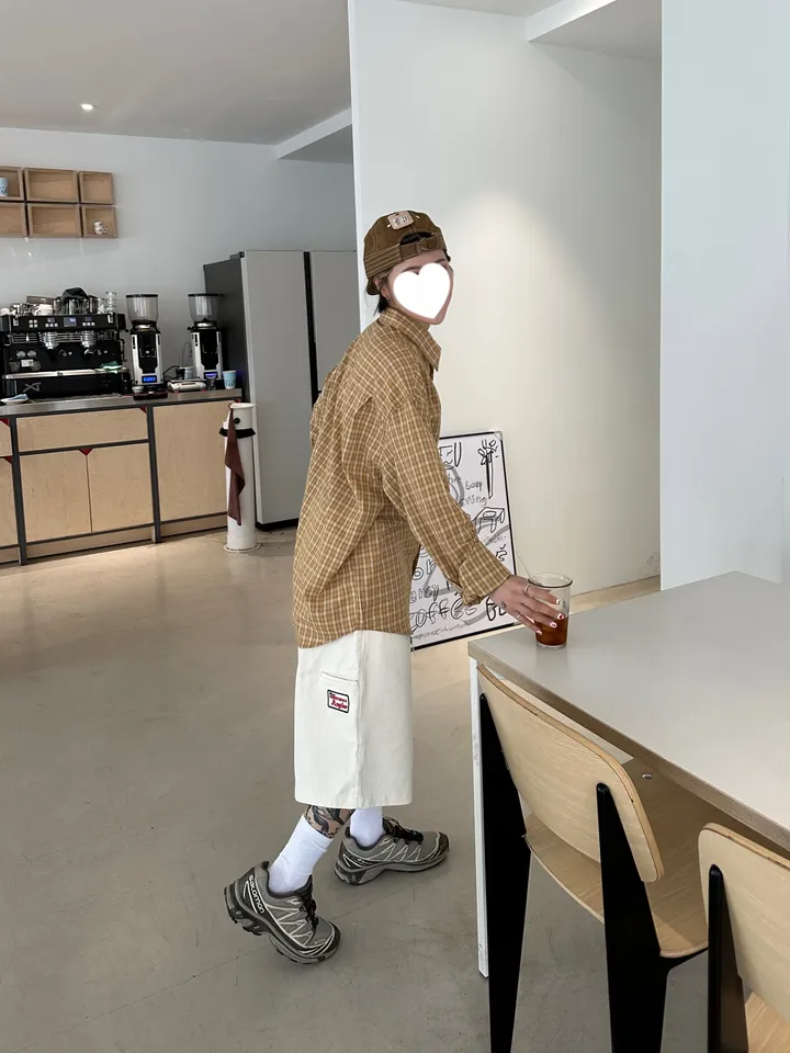 [UNISEX] 패치 워크 버뮤다 하프 팬츠 (4color) 상세 이미지 5