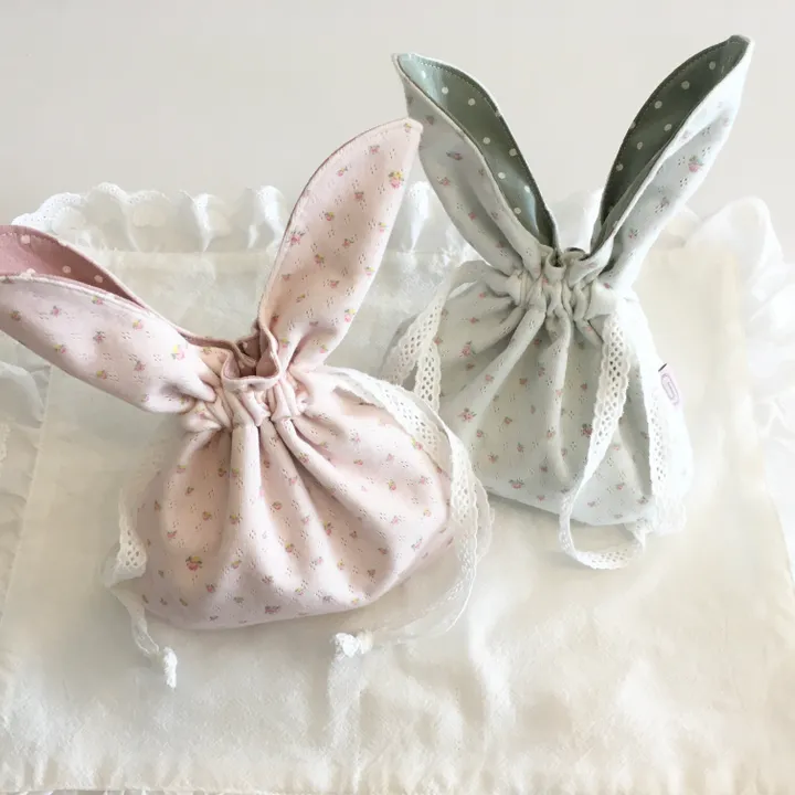 글린키 bunny pouch 토끼 파우치 스트링 파우치