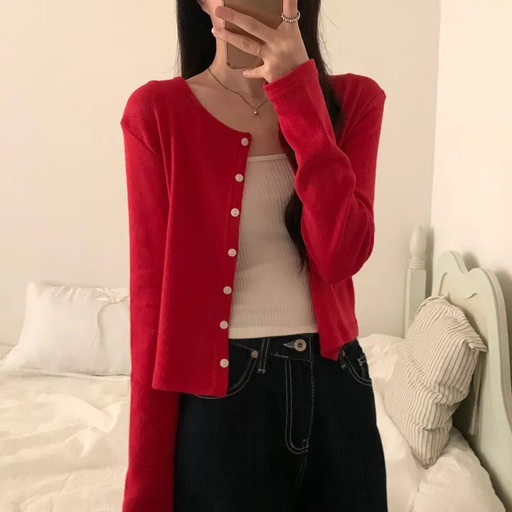 로로 펀칭 가디건 (8color) 상세 이미지 91