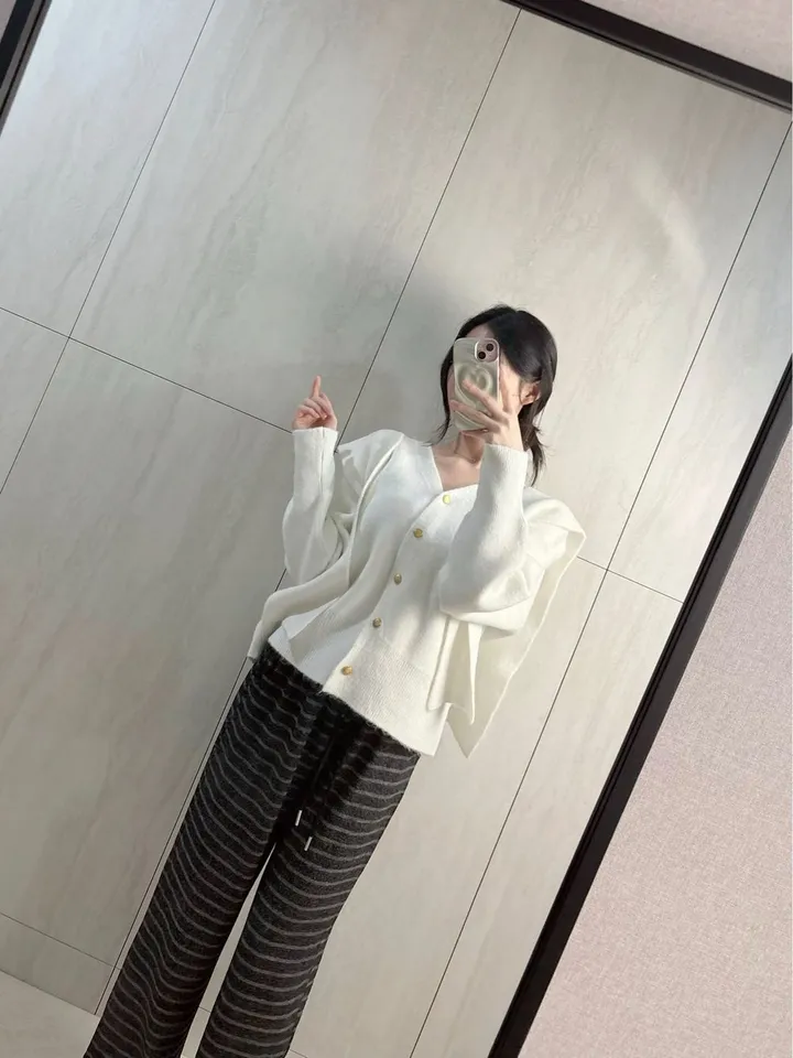 *숄 세트/강추! 여리 숄 니트 금장 가디건 *브이넥가디건, 숄가디건 상세 이미지 39